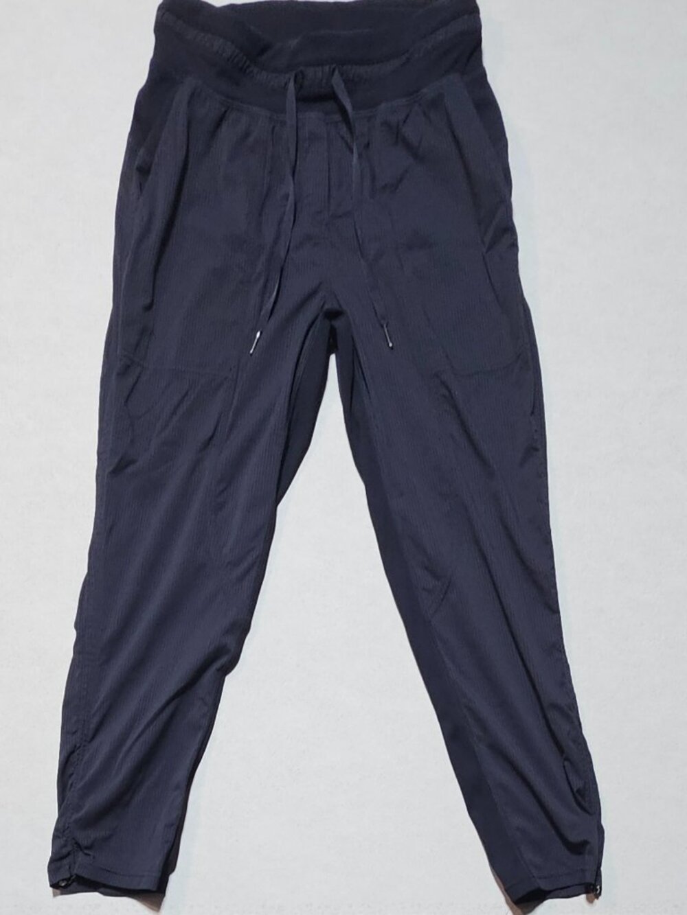 Lululemon Dance Studio Mid-Rise Jogger Women's 4 Black Ribbed Yoga Pants